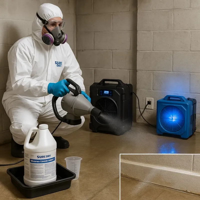 Sanitization and Odor Removal process in Thorntown, IN